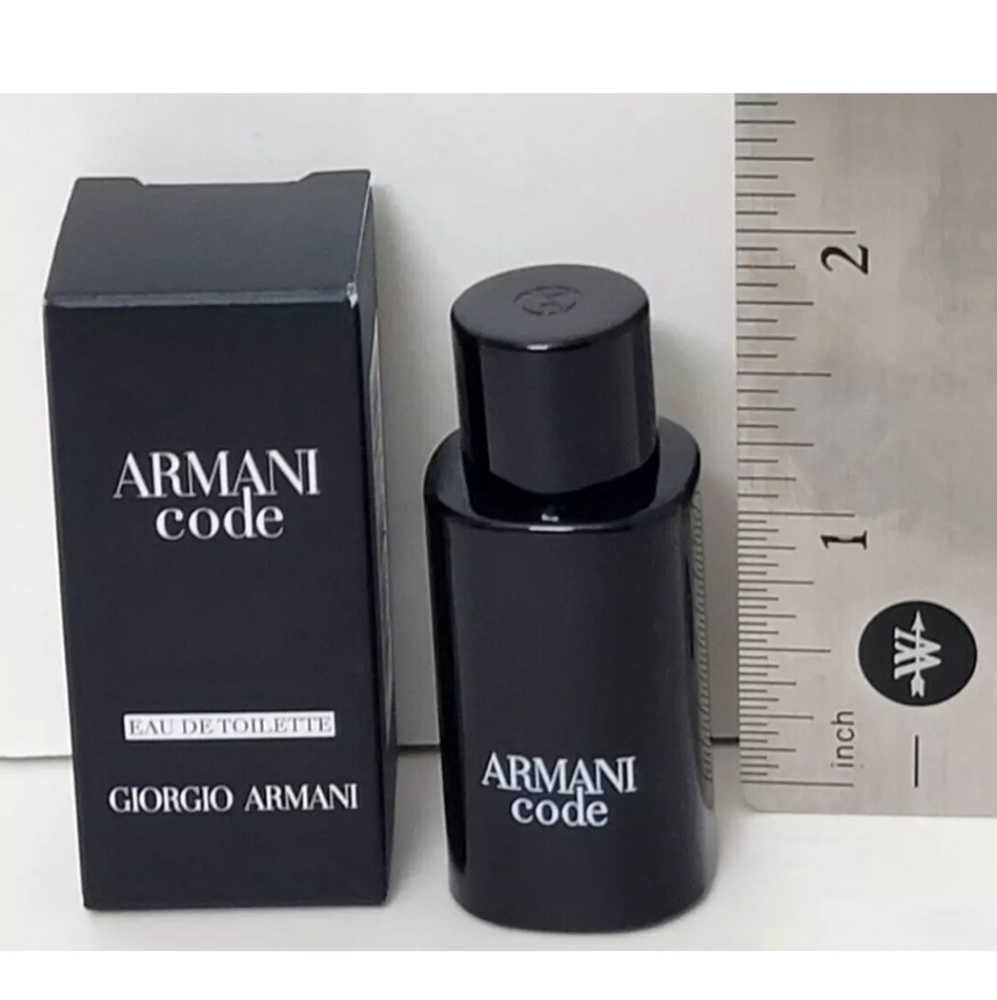 ARMANI Code TOILETTE 0.23 oz by GIORGIO ARMANI (MINIATURE SPLASH for MEN)